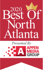 2020 Best of North Atlanta by APPEN MEDIA GROUP, image of badge.